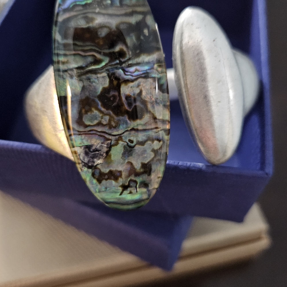 Abalone Shell Cuff Braclet - image 6